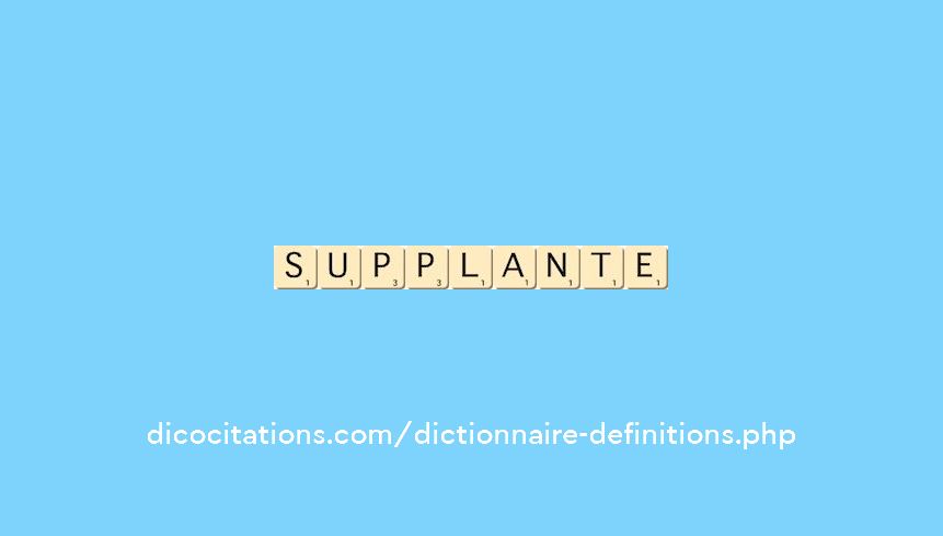 supplante