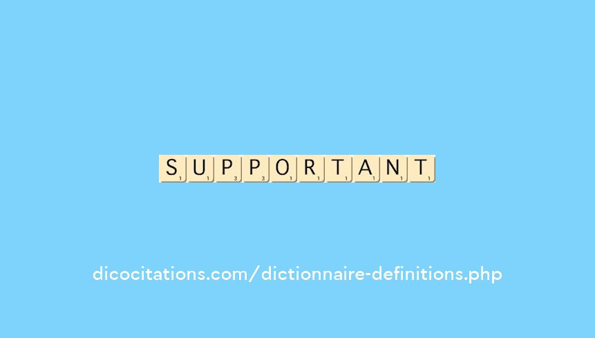 supportant supportant