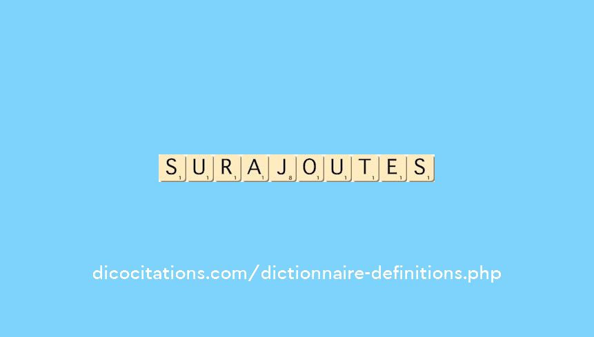 surajoutes surajoutes