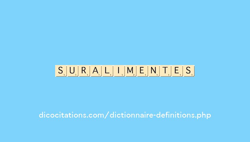suralimentes suralimentes