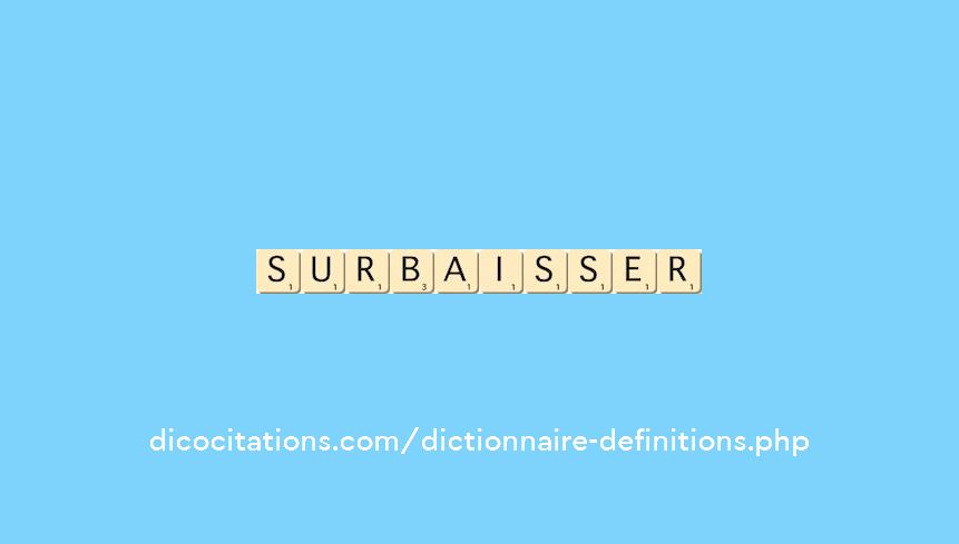 surbaisser