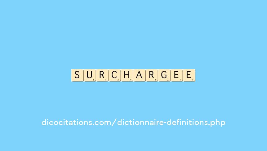 surchargee