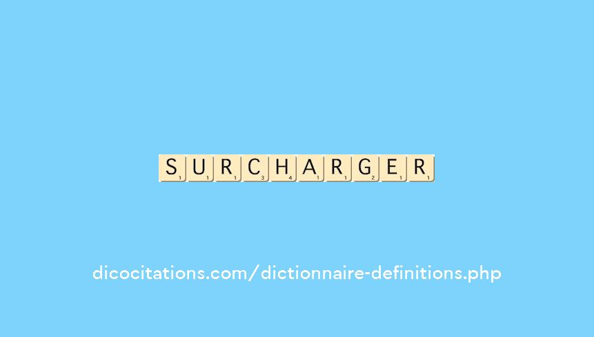 surcharger