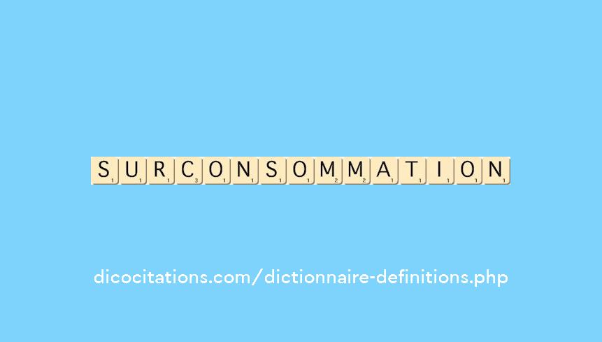 surconsommation