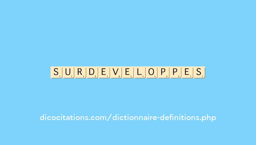 surdeveloppes surdeveloppes
