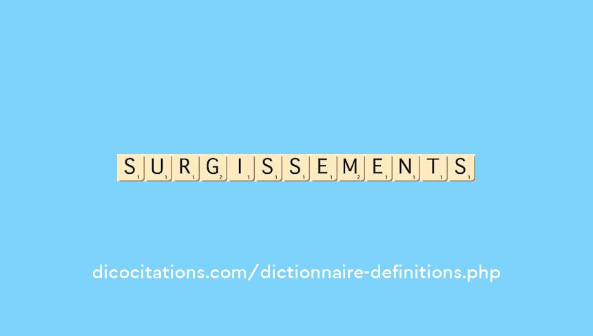 surgissements