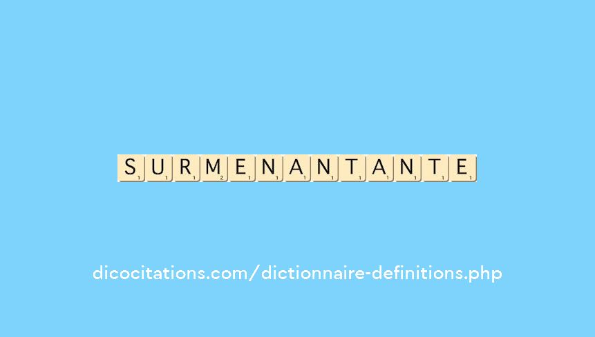 surmenant--ante