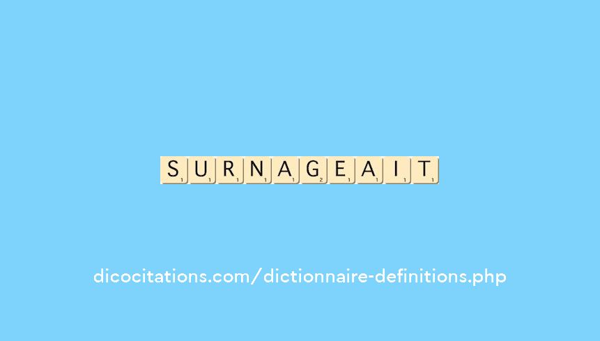 surnageait