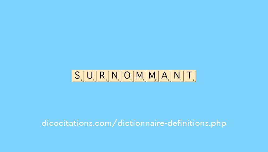 surnommant