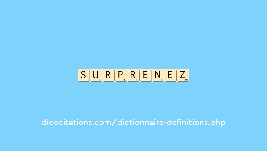 surprenez surprenez