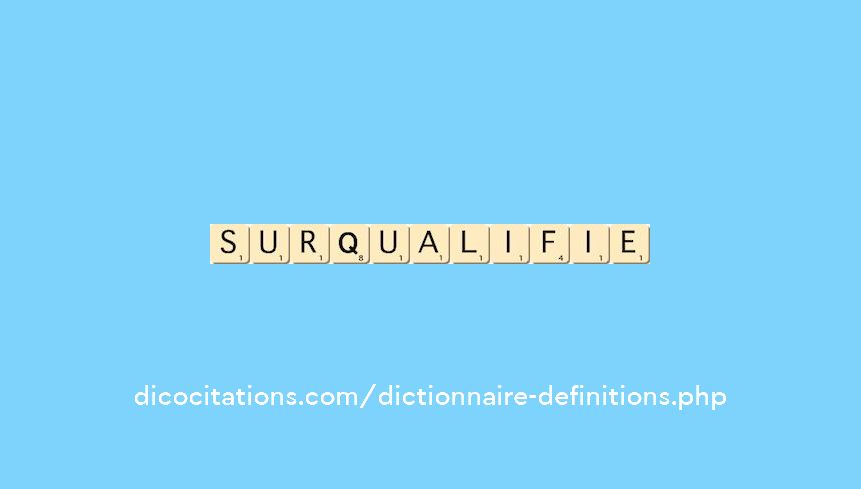 surqualifie
