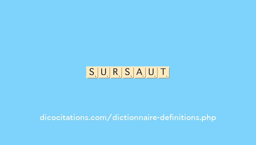 sursaut sursaut