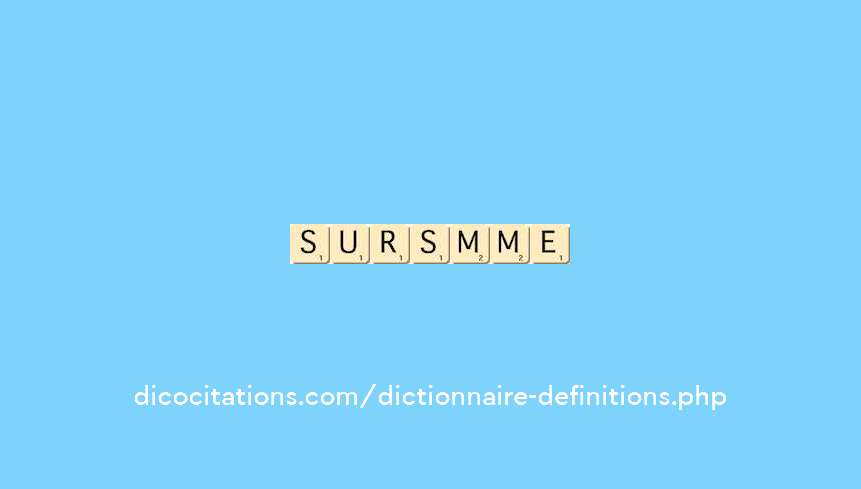 sursomme