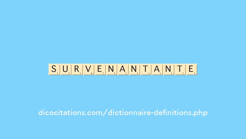 survenant--ante