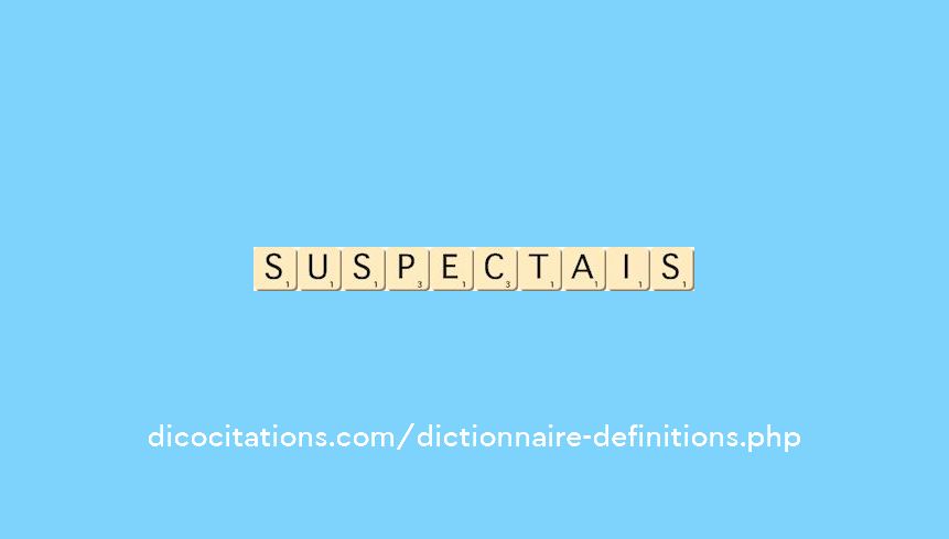suspectais suspectais