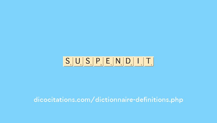 suspendit suspendit