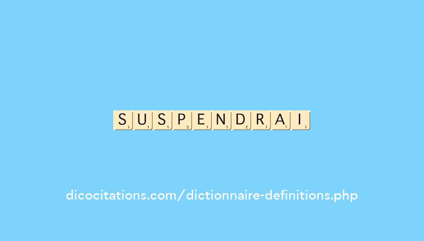suspendrai
