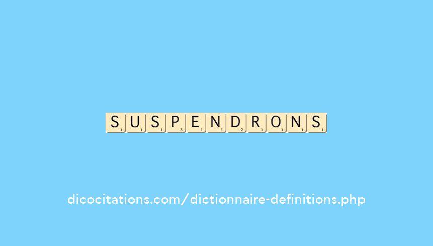 suspendrons suspendrons