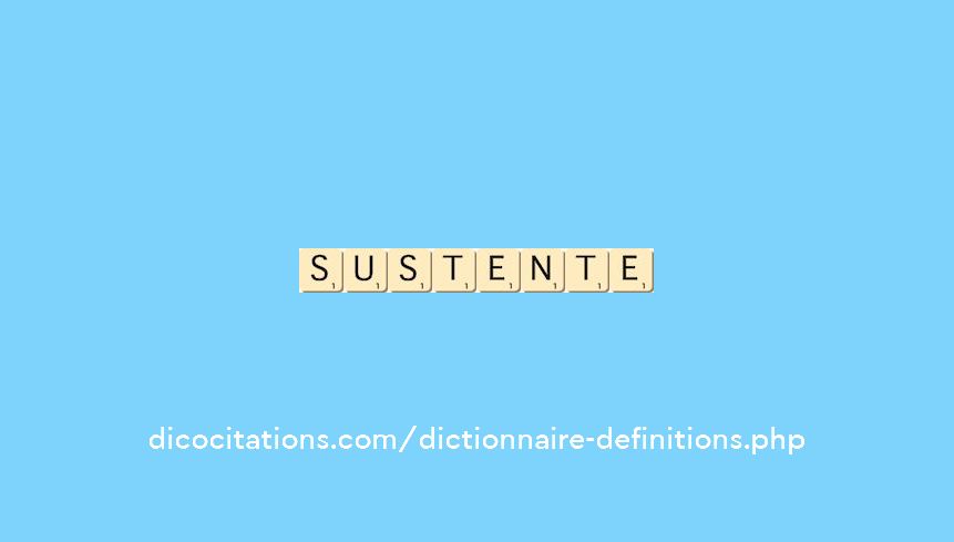 sustente sustente