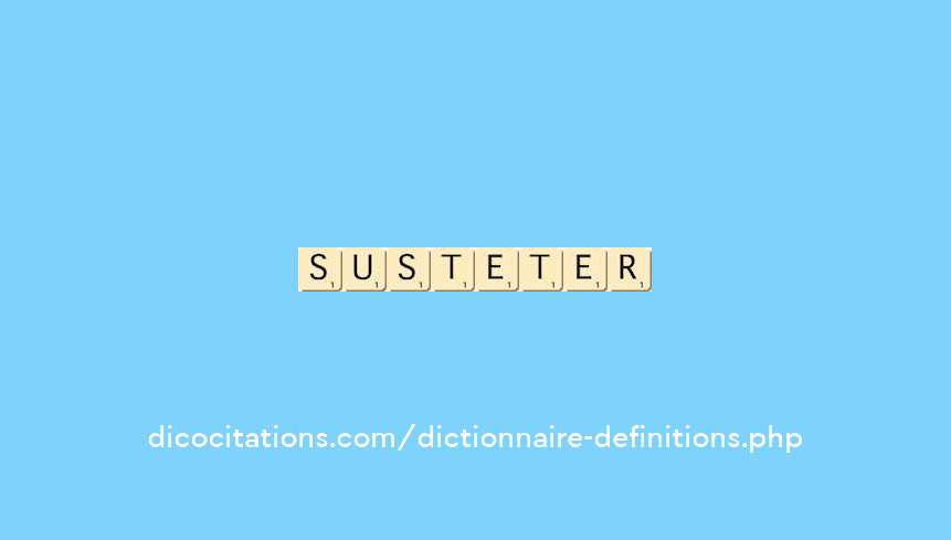 sustenter