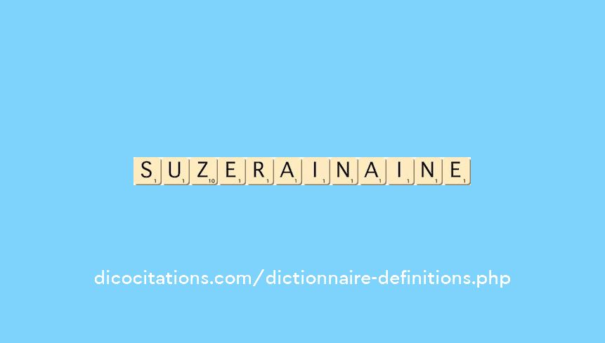 suzerain--aine