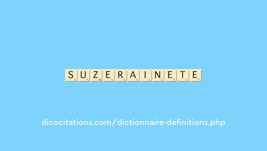 suzerainete suzerainete