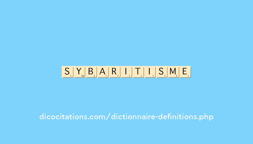 sybaritisme sybaritisme