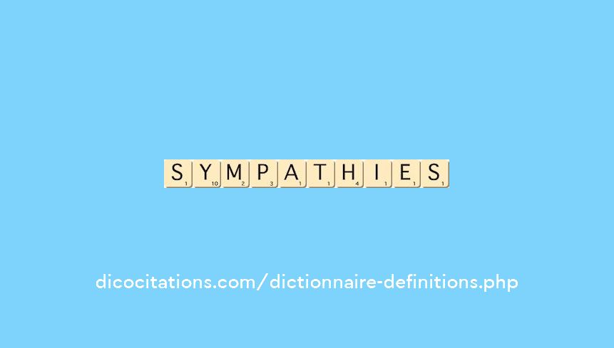sympathies sympathies