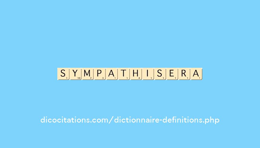sympathisera sympathisera
