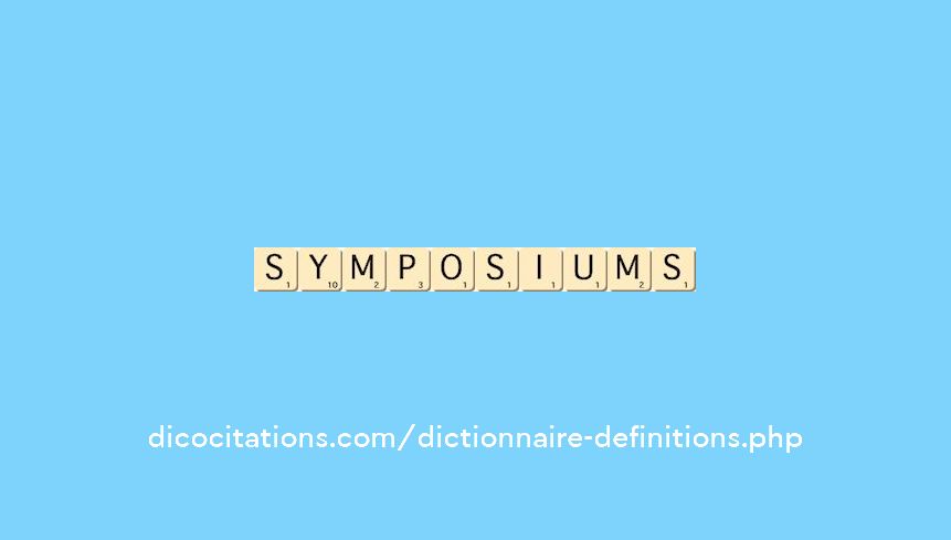 symposiums symposiums
