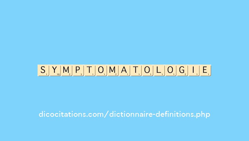 symptomatologie symptomatologie