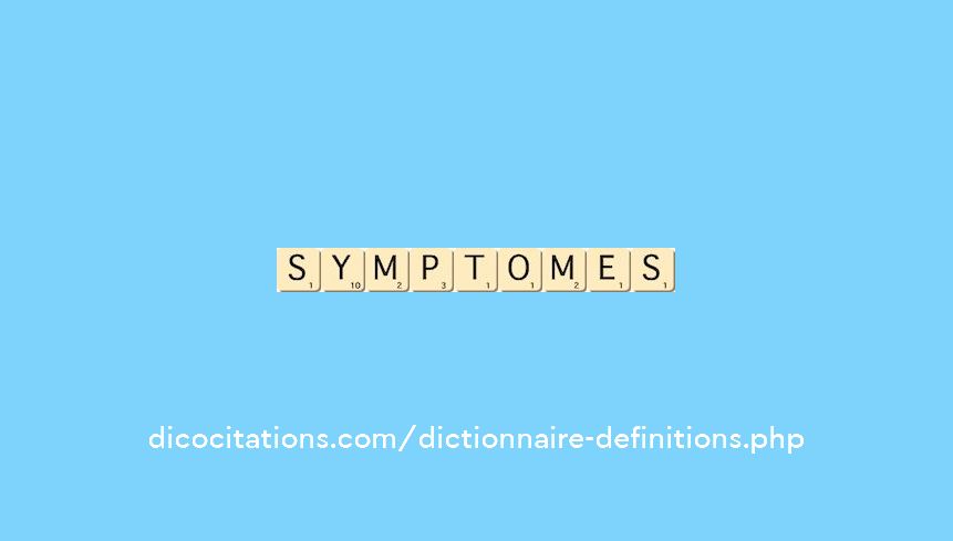 symptomes symptomes