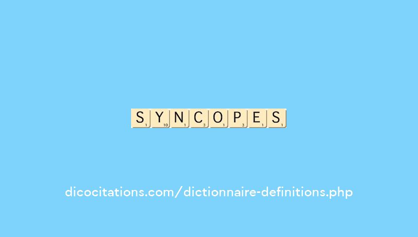 syncopes syncopes