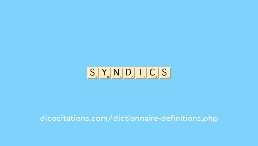 syndics syndics