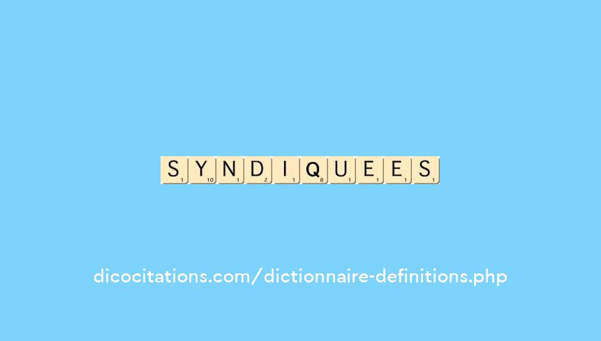 syndiquees syndiquees