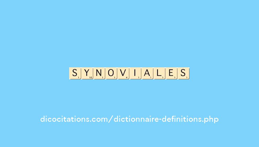 synoviales synoviales
