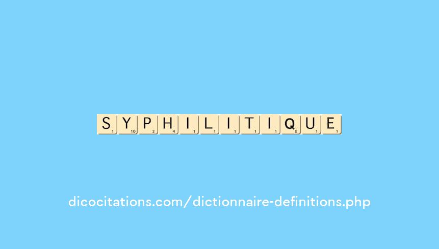 syphilitique