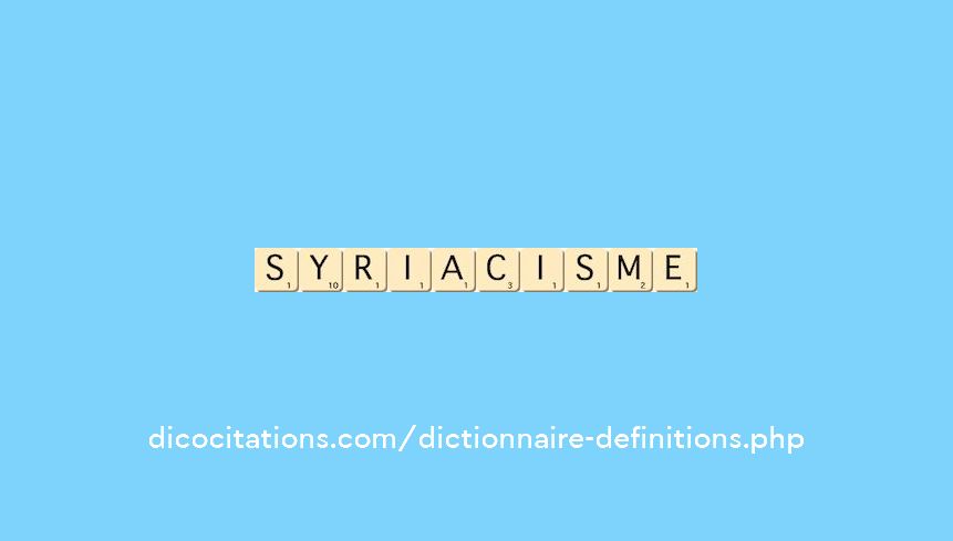 syriacisme