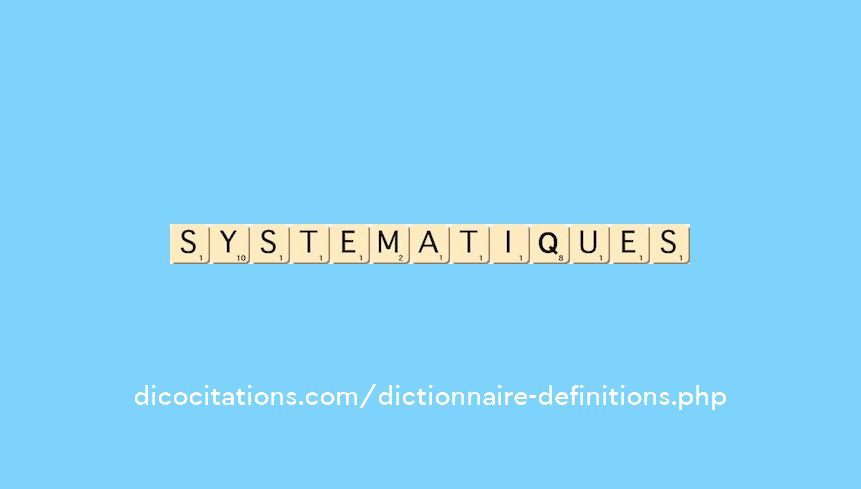 systematiques