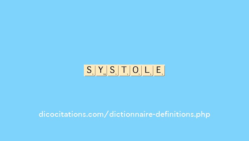 systole