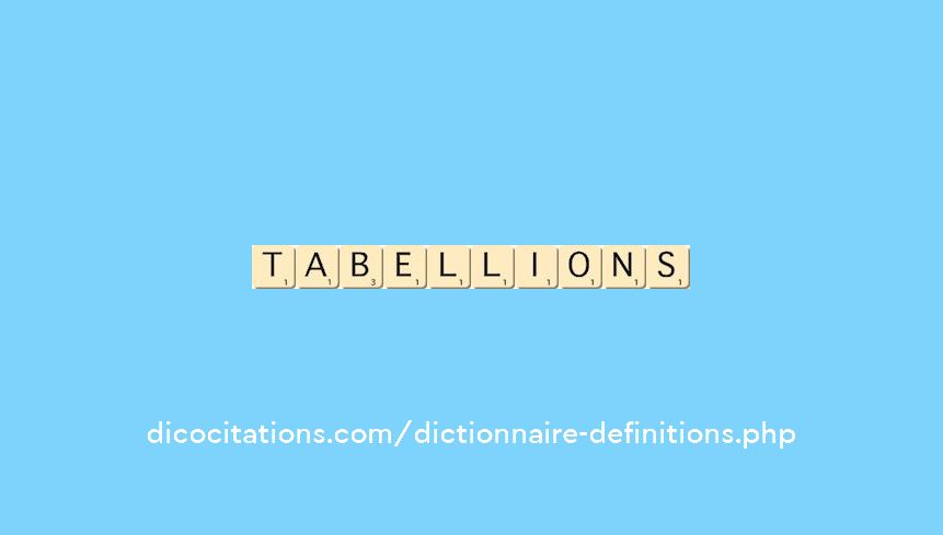 tabellions tabellions