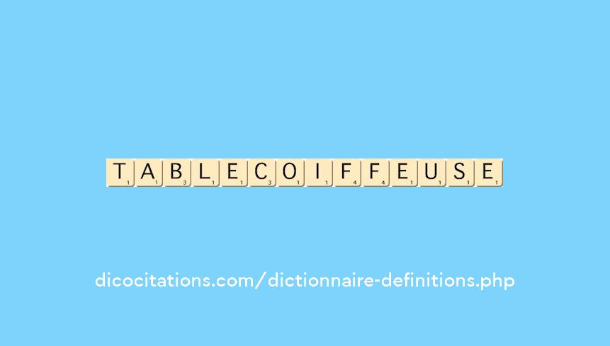 table-coiffeuse table-coiffeuse