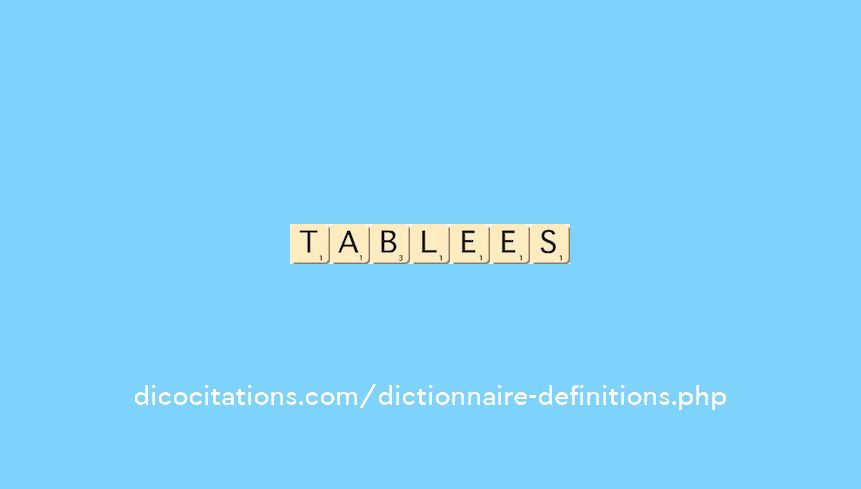 tablees tablees