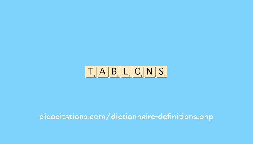 tablons tablons
