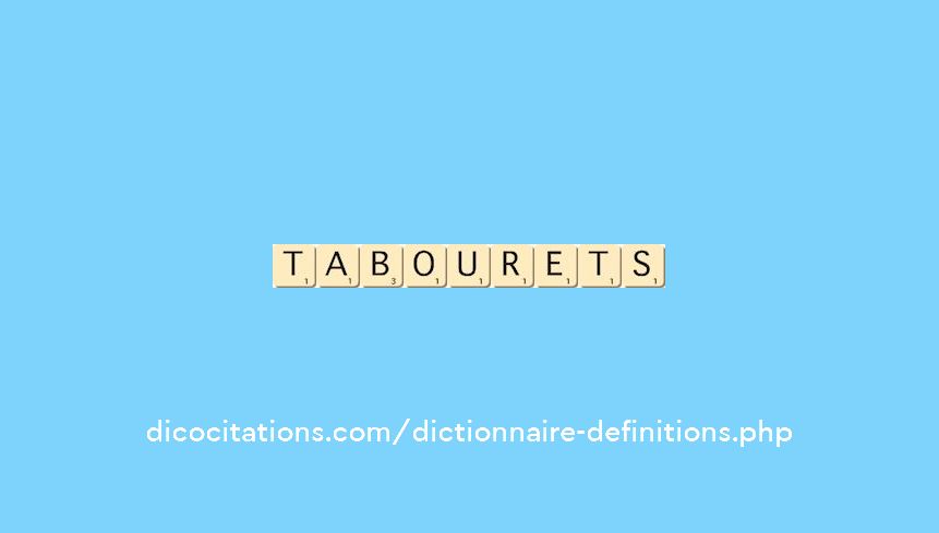 tabourets tabourets