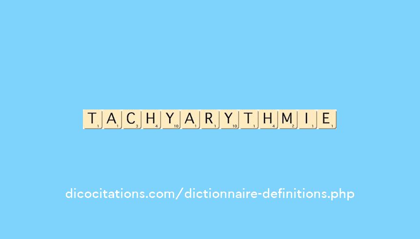 tachyarythmie