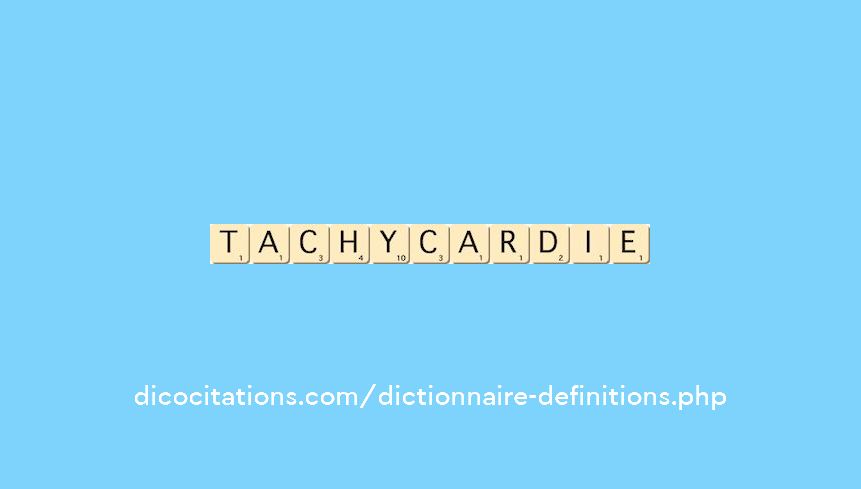 tachycardie tachycardie