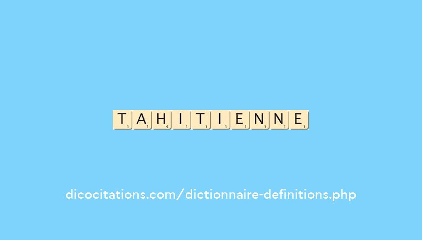 tahitienne