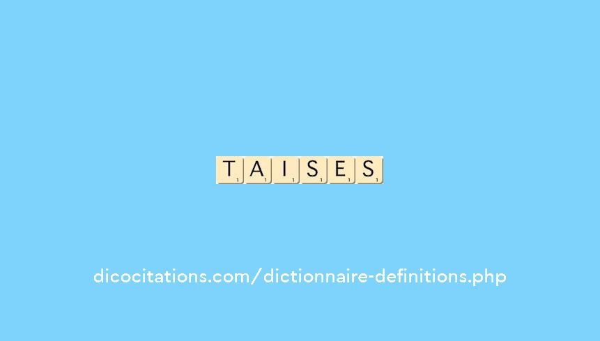 taises taises