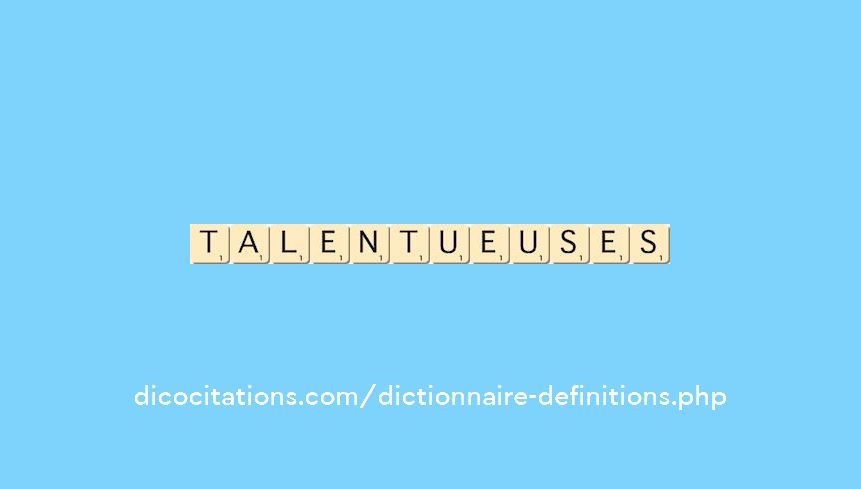 talentueuses talentueuses